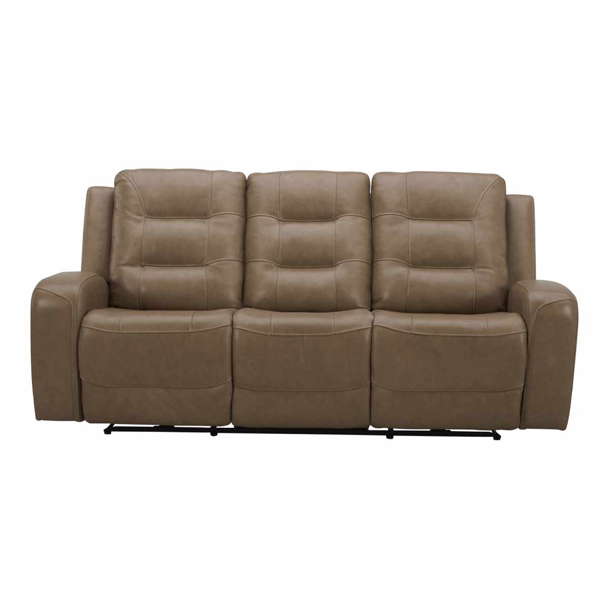 HUXLEY II SAND LEATHER PWR/PWR RECLINING SOFA | Tepperman's